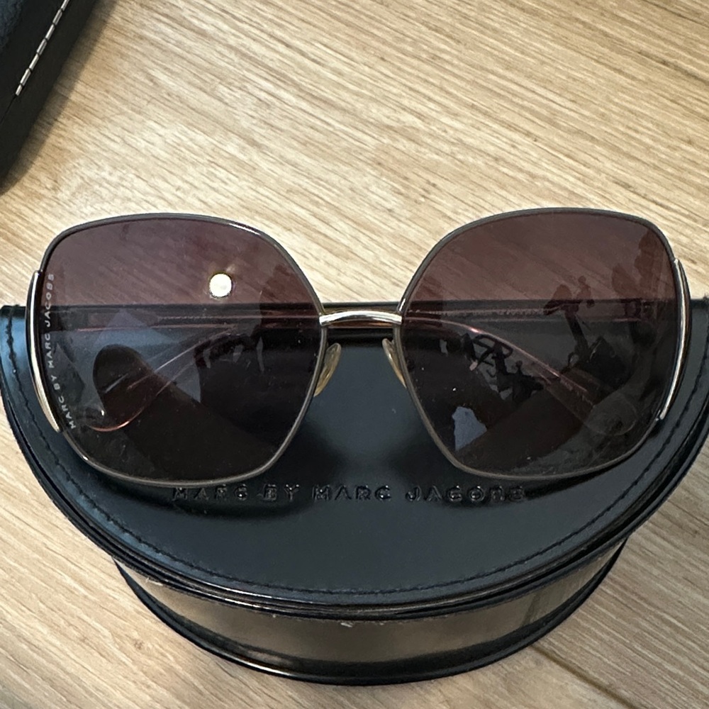 Marc Jacobs Sunglasses - Black Frame with Brown Lenses